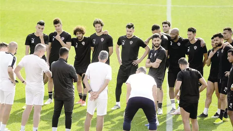 مران الزمالك.. فقرة بدنية خفيفة للاعبين