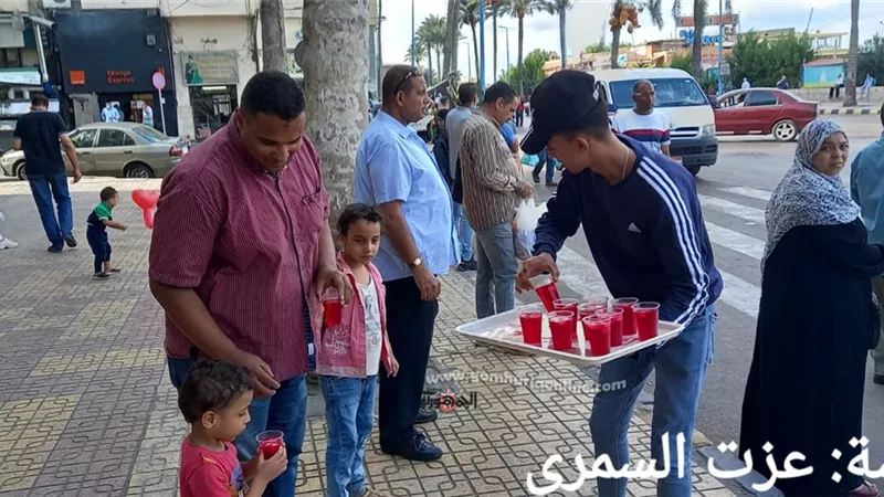 شربات المولد فى شوارع الإسكندرية