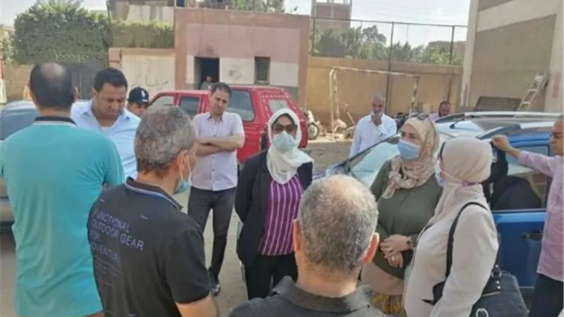 نائب محافظ القليوبية تتفقد المشروعات الجارية بمدينة قليوب وشبرا الخيمة