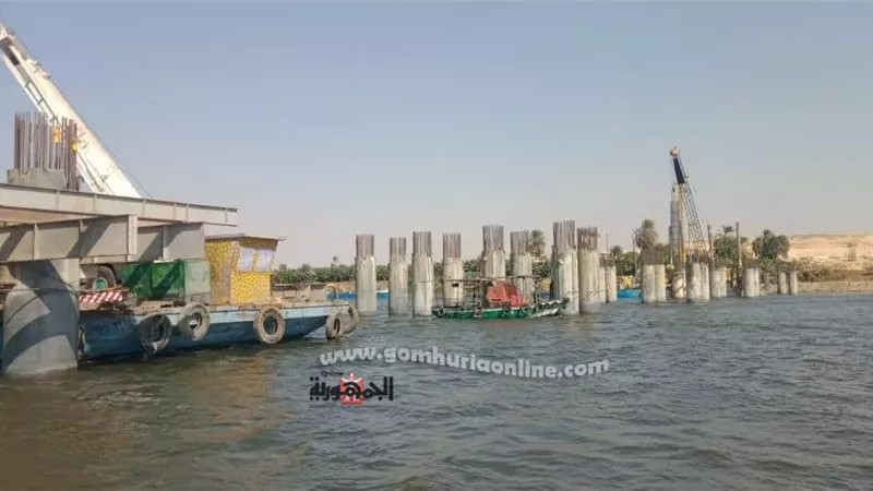 رئيس مدينة الفشن يتابع إنشاء محور الفشن الجديد