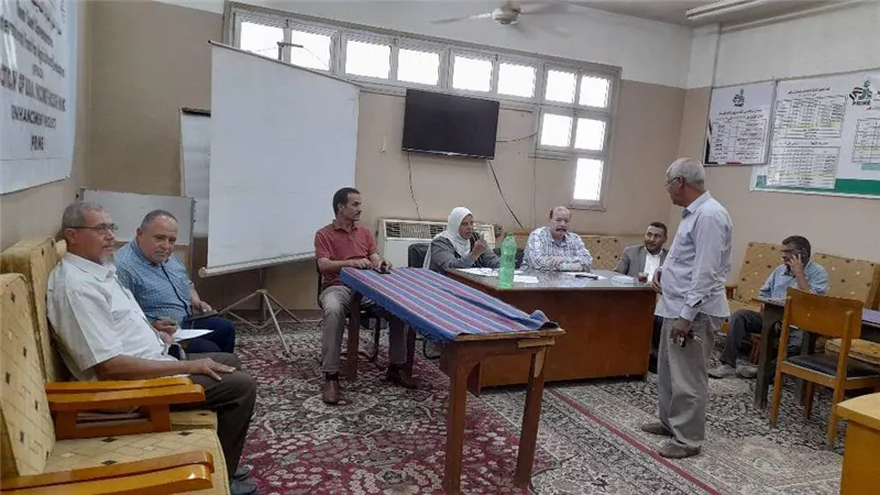 اجتماع تحضيرى تابع لمنظمة ايكاردا ببنى سويف