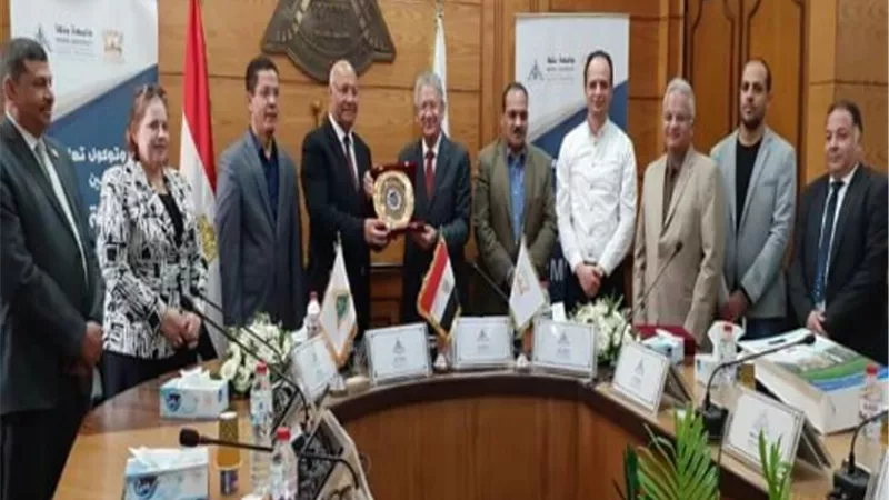 بروتوكول تعاون في المجالات الأكاديمية المشتركة بين جامعتي بنها وأكتوبر للعلوم الحديثة