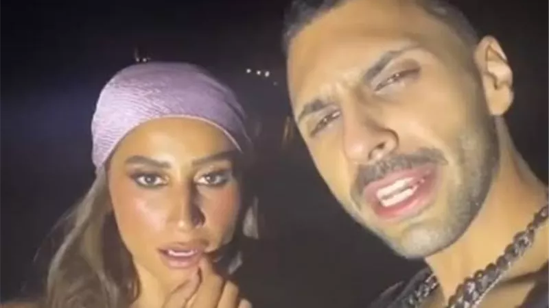 حسن أو الروس ودينا الشربيني فى المستشفى للاطمئنان على بشرى