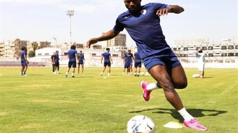 رزاق سيسيه يواصل برنامجه التأهيلي فى الزمالك