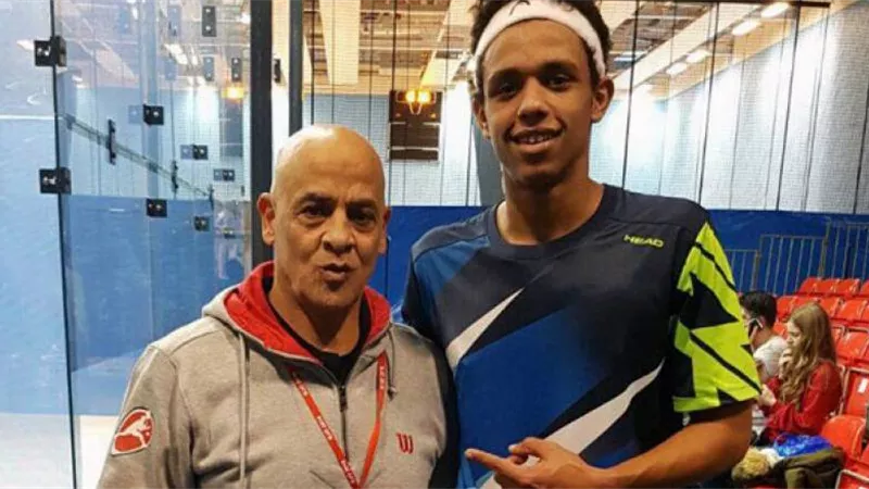 مصطفى عسل يصعد لنصف نهائى قطر للاسكواش