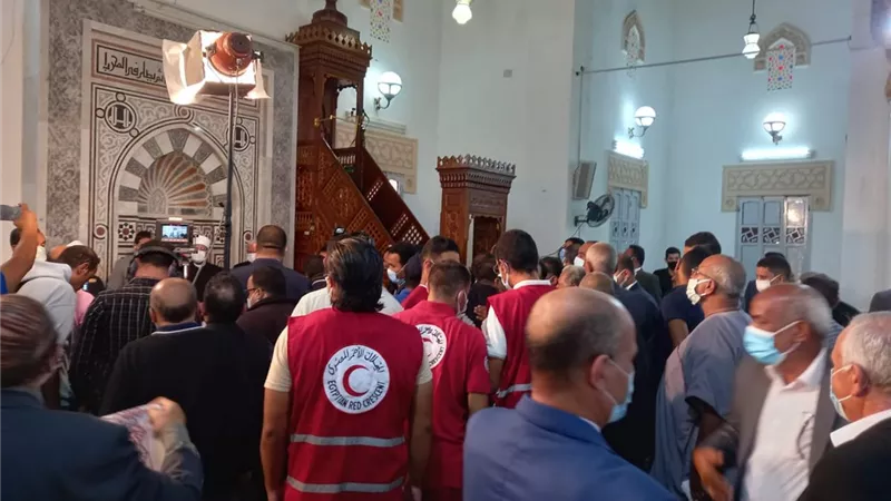 الهلال الأحمر ينشر فرق الإسعافات الأولية احتفالا بعيد السويس القومي