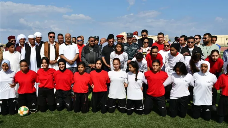 وزارة الشباب والرياضة تنظم مهرجان رياضى واحتفالية فنية بقاعدة ٣ يوليو البحرية بمطروح