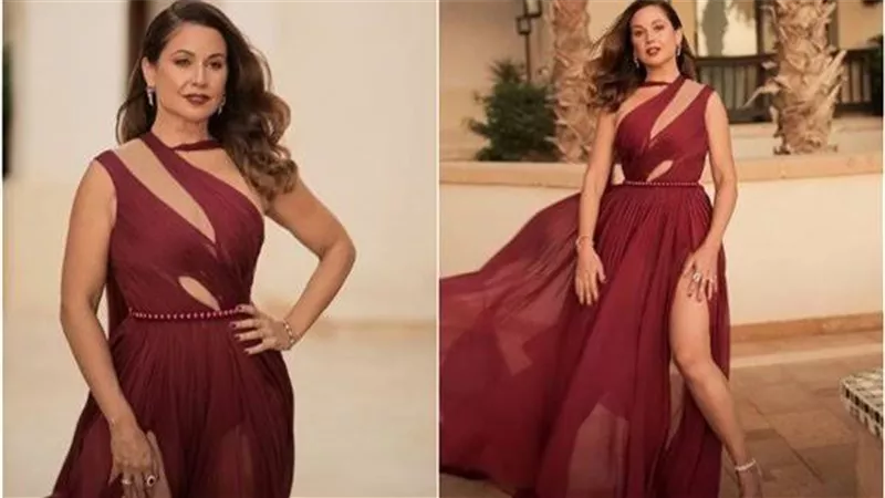 72 ألف جنيه مصري.. سعر فستان رأيا أبى راشد الاخير يالجونة