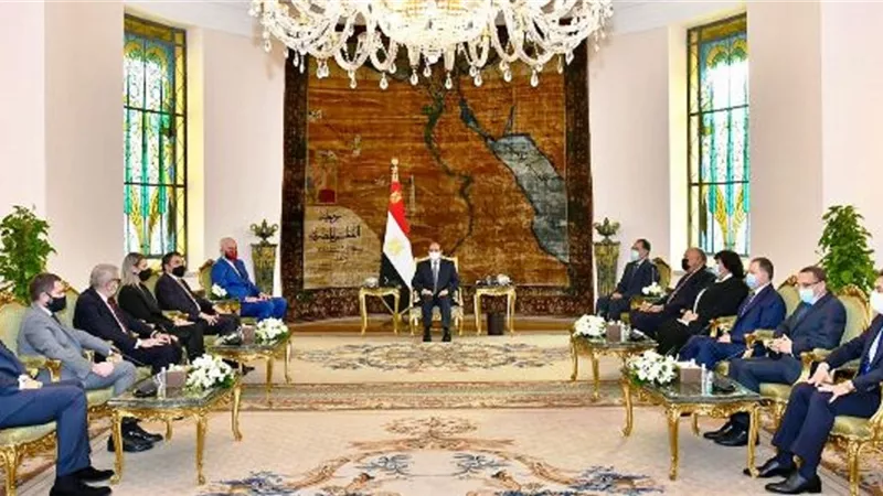 الرئيس السيسي يستقبل رئيس وزراء ألبانيا بقصر الاتحادية
