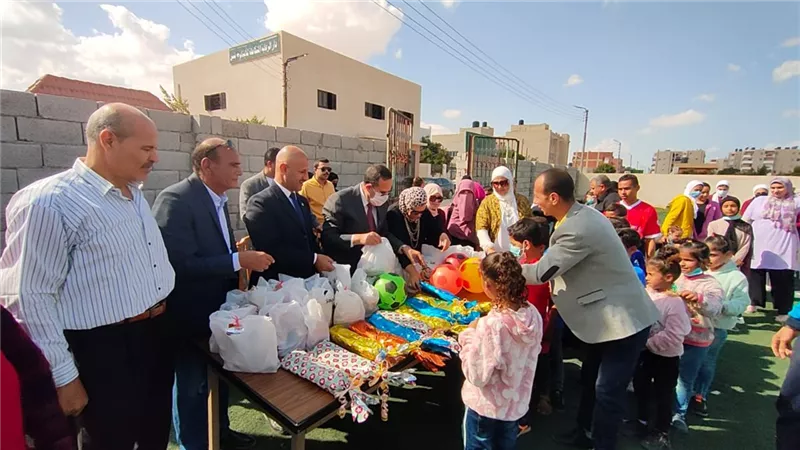 افتتاح ملعب خماسي في دار الرعاية المتكاملة للأيتام بالعريش