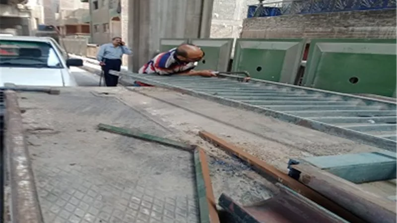 محافظة الجيزة تنفذ أعمال صيانة لكوبري الساحل ومحور صفط اللبن