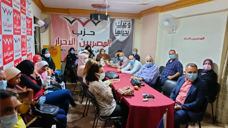 المصريين الأحرار يحتفل بالعيد القومي لمحافظة السويس بنشر الوعى الصحى والاسعافات الاولية