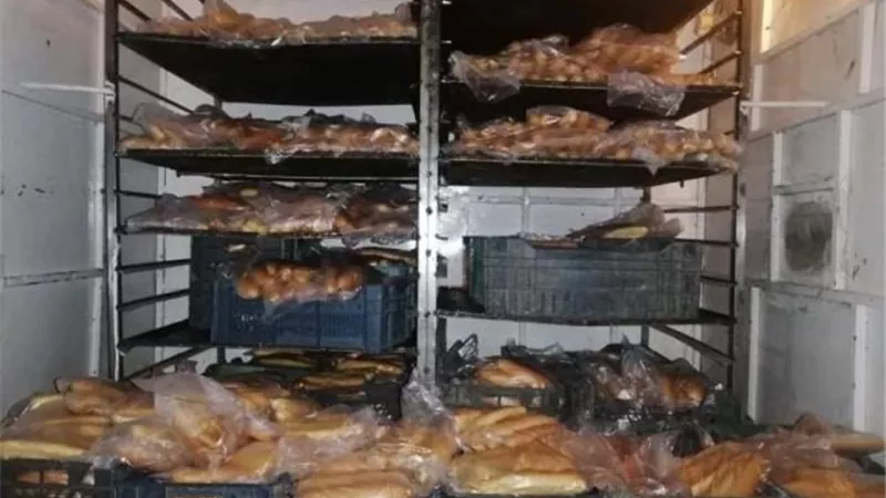 بالصور..فرحة أهالي بلبيس أثناء استقبالهم للخبز الفينو بسعر ٤٠ قرشاً ونفاد أول سيارة فور وصولها