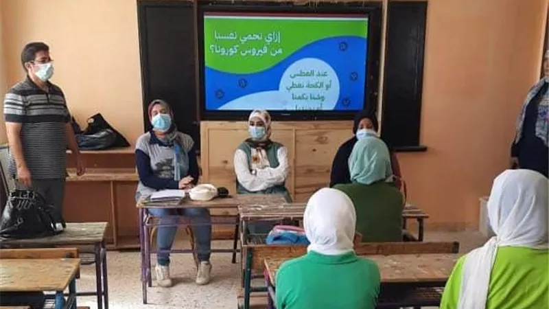 ندوة تثقيفية صحية بمدرسة الأمل التجريبى بطور سيناء