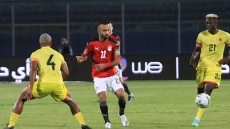 طاقم كونغولي لإدارة مباراة انجولا ومصر فى تصفيات المونديال