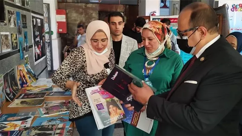 يوم تعريفي بأنشطة الصحافةبكليةإعلام بنى سويف