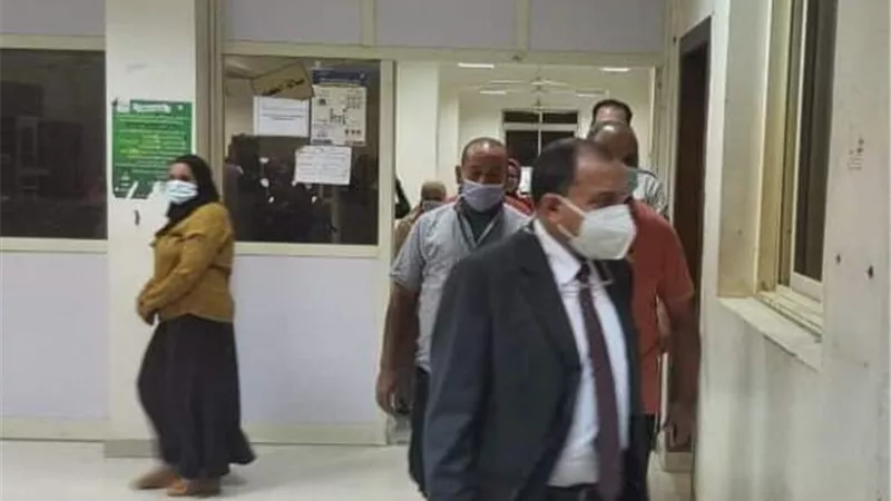 جولة مفاجئة لرئيس جامعة بنى سويف لمدينة الطالبات