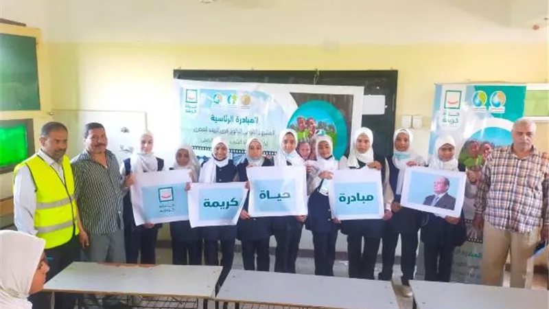 مياه قنا تنظم القافلة المائية الثالثة بمركز أبوتشت