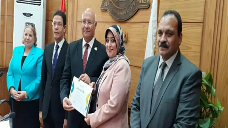 مجلس جامعة بنها يكرم الفائزين ضمن المراكز العشر الأوائل بجائزة مصر للتميز الحكومي