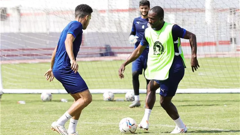 تدريبات تأهيلية لرزاق سيسيه فى الزمالك