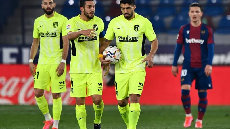 التعادل الإيجابى يحسم لقاء أتليتكو مدريد وليفانتى بالدورى الإسبانى