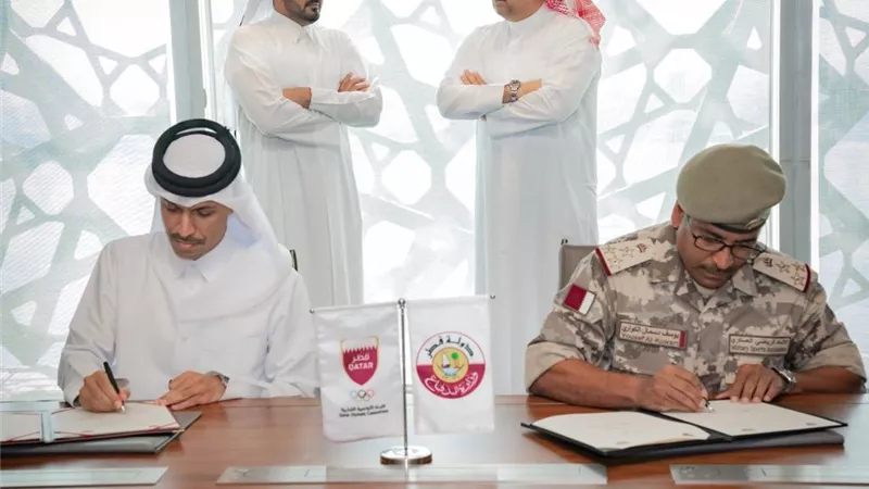 مذكرة تفاهم للتطوير الرياضي بين وزارة الدفاع القطرية واللجنة الأولمبية