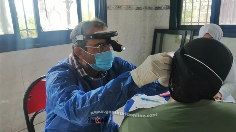 علاج ١٢٤٦ مواطنا بالمجان في قافلة طبية بدمياط