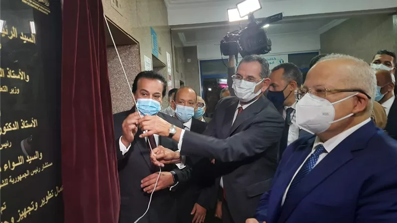 وزير التعليم العالي يشهد افتتاح وحدة صندوق تحيا مصر بمستشفى أبوريش المنيرة