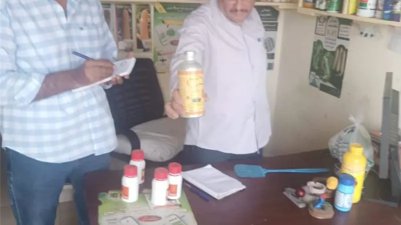 حمله لضبط سوق المبيدات والأسمدة ببني سويف
