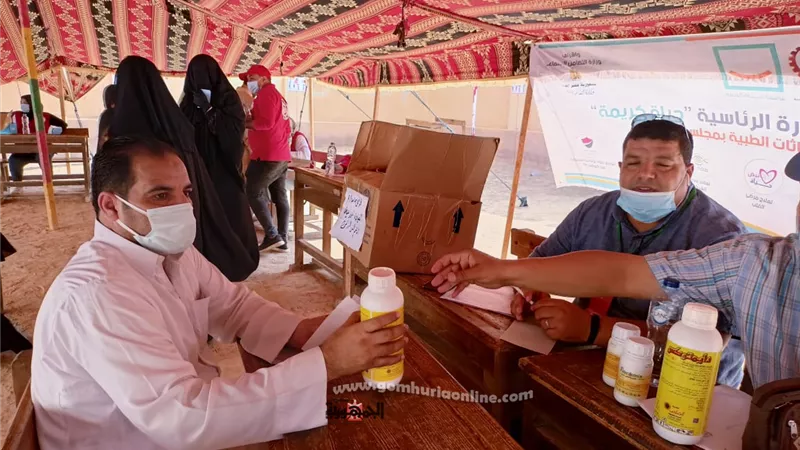 قافلة الازهر الشاملة تنهي اعمالها في قري مطروح