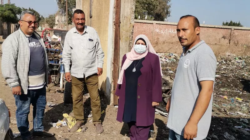 رفع 1000 متر مكعب من النقطة الوسيطة بههيا إلى المقلب العمومي بالخطارة