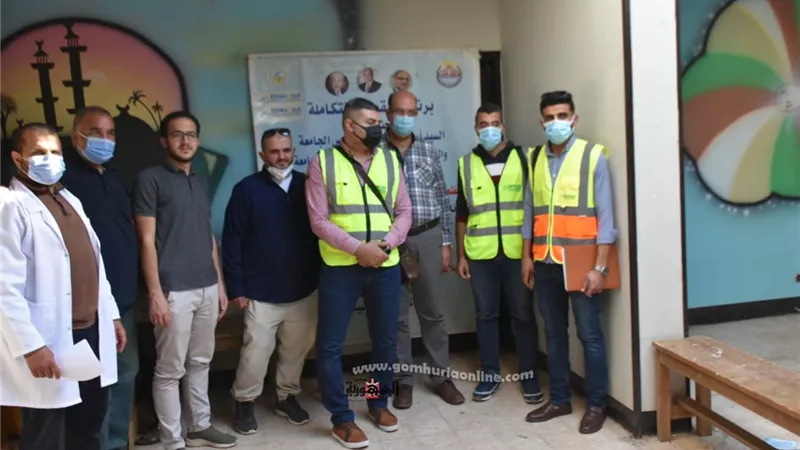 جامعة السادات تنظم قافلة طبية بكفر الفرعونية بالتعاون مع EPROM الشركه المصريه لتشغيل وصيانة المشروعات