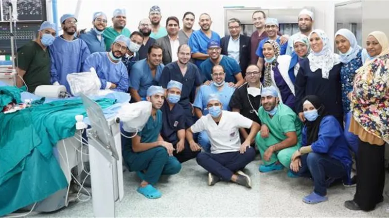 طب حلوان تنجح فى تغيير صمام الأورطى لمريضة تبلغ من العمر٧٢ فى مستشفى بدر.. بالصور
