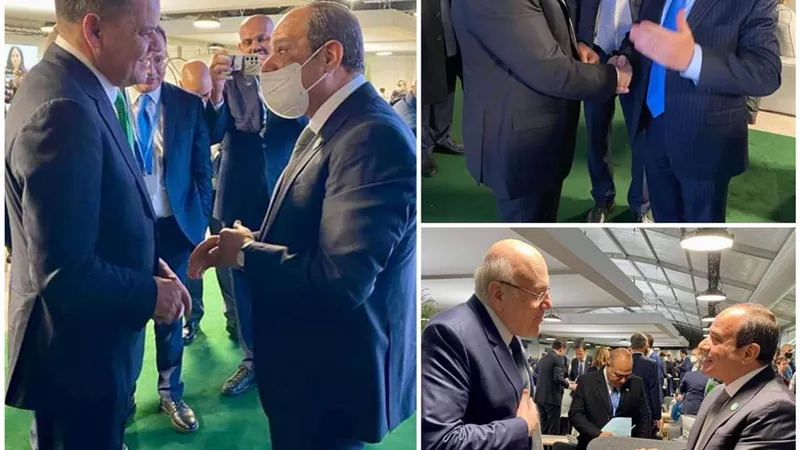 قمة جلاسجو.. الرئيس السيسي يلتقي 