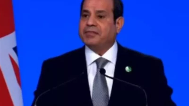 الرئيس السيسي: العمل في مواجهة تغير المناخ أمر حتمي لا يحتمل التأجيل
