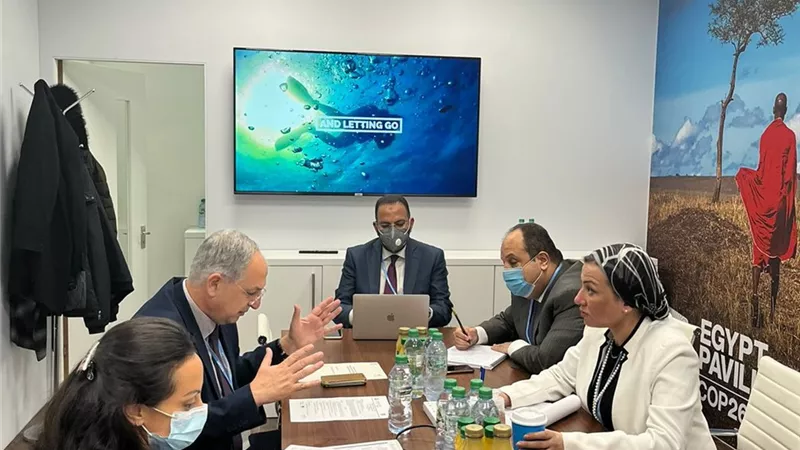 وزيرة البيئة تلتقى ونظيرها القبرصى وزير البيئة القبرصى يشيد باهتمام مصر فى بقضايا المناخ محلياً وعالمياً