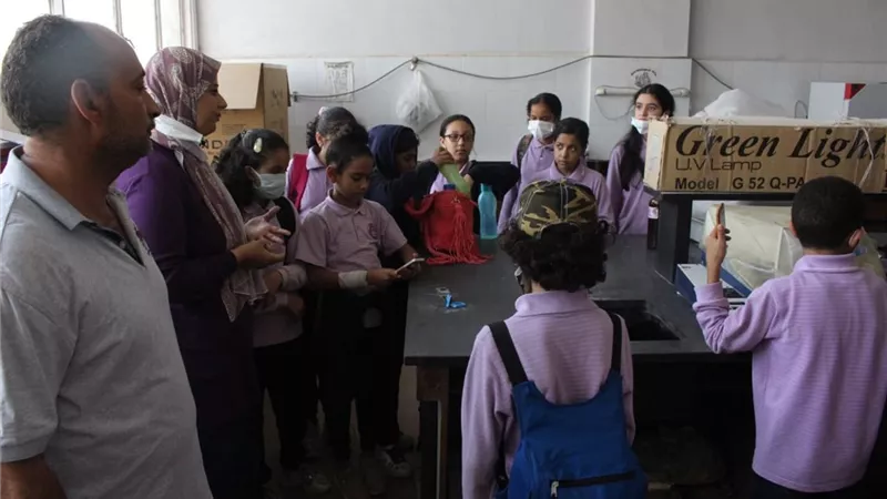 زيارات مدرسية لفرع معهد علوم البحار بالسويس