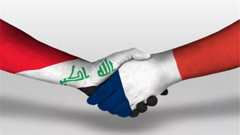 العراق وفرنسا يؤكدان أهمية الحوار لإرساء السلام في المنطقة
