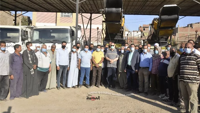 محافظ أسيوط يشهد اصطفاف معدات وحدة الانقاذ السريع لمواجهة الأزمات والكوارث