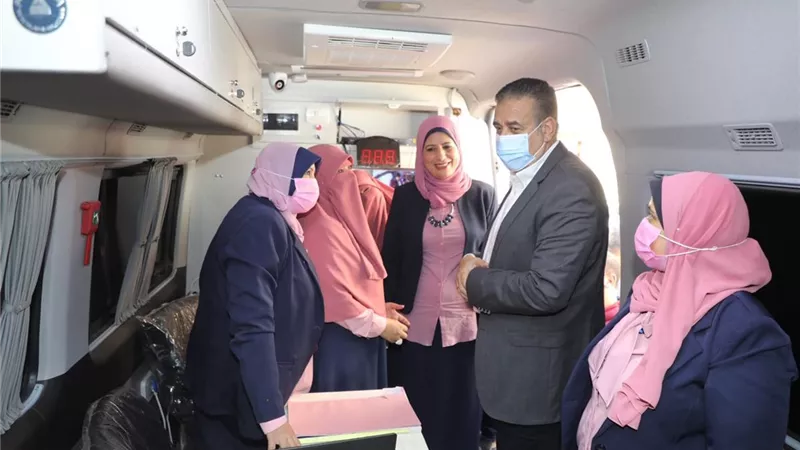 محافظ المنوفية : بدء التشغيل التجريبي للمركز التكنولوجي المتنقل بقرية شبرا بخوم...صور
