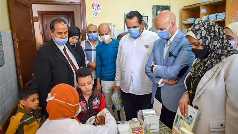 المبادرة الرئاسية لعلاج أمراض سوء التغذية تفحص 258 ألف طالب ابتدائى بالشرقية
