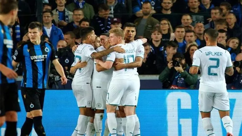 تشكيل مانشستر سيتي وكلوب بروج اليوم في دوري أبطال أوروبا والقنوات الناقلة