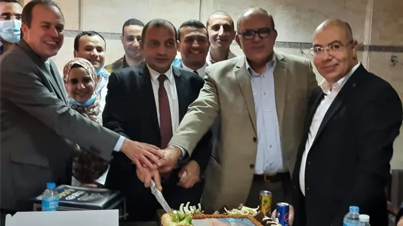 طب بنى سويف تحتفل بتكريم رئيس الجامعه