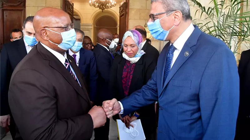 وكيل أول مجلس النواب يستقبل رئيس برلمان زيمبابوي