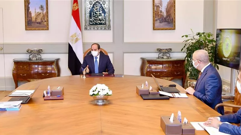 الرئيس السيسي يتابع تطوير منظومة المصارف في الدلتا ومعالجة مياه الصرف الزراعي