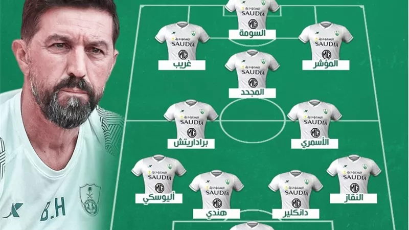 الدورى السعودى: حمدى النقاز يُزين التشكيل الأساسى للأهلى أمام الباطن