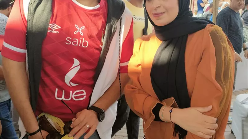 محمد على يدعم النادى الأهلى بانتخابات المهن التمثيلية .. صور