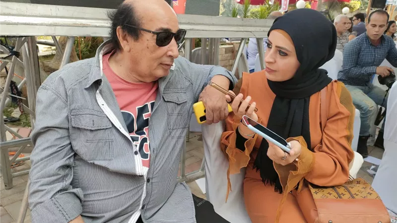 بعد غياب طويل.. أول ظهور لـ عبد الله مشرف فى انتخابات اعضاء نقابة الممثلين.. صور