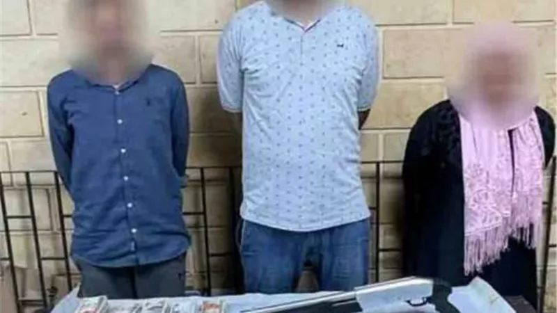 بحوزتهم سلاح ومخدرات .. ضبط 3 عناصر إجرامية بينهم سيدة بالقليوبية