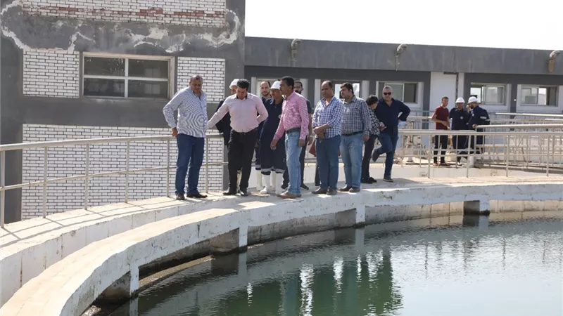 رئيس مياه المنيا يتابع عددا من المحطات بمراكز بنى مزار ومغاغة وسمالوط